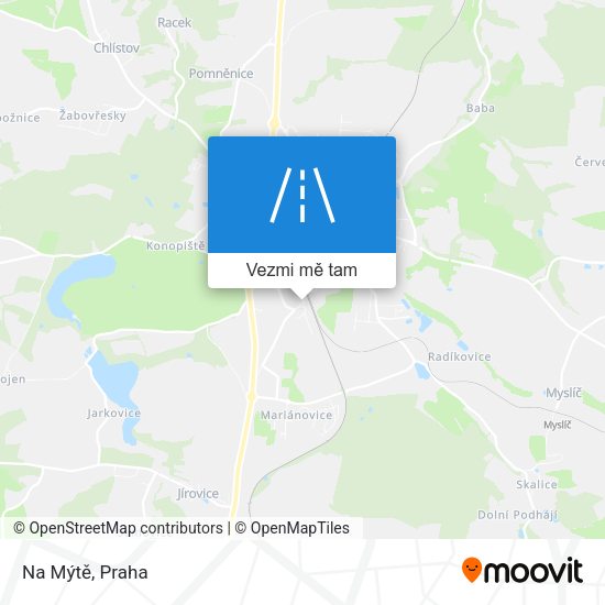 Na Mýtě mapa