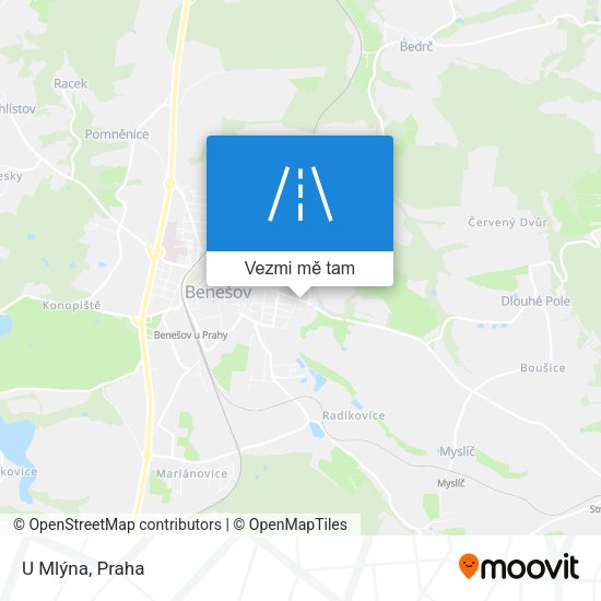 U Mlýna mapa