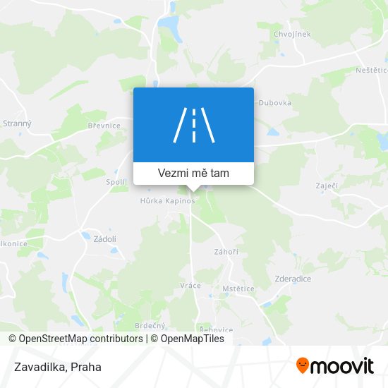 Zavadilka mapa