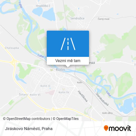 Jiráskovo Náměstí mapa