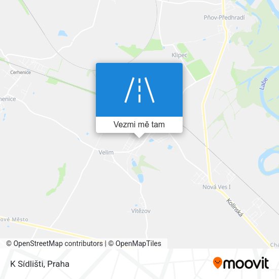 K Sídlišti mapa