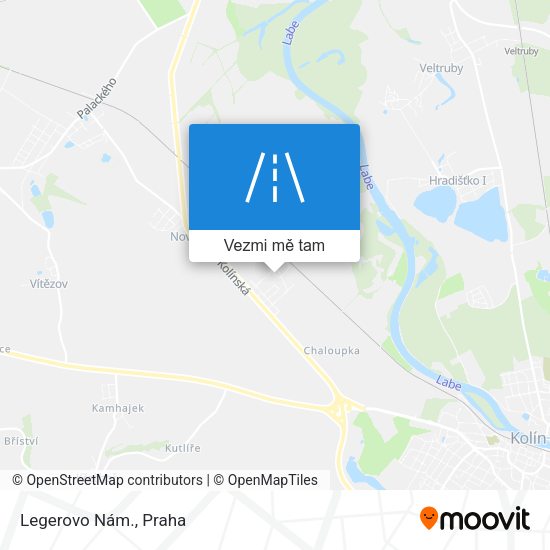 Legerovo Nám. mapa