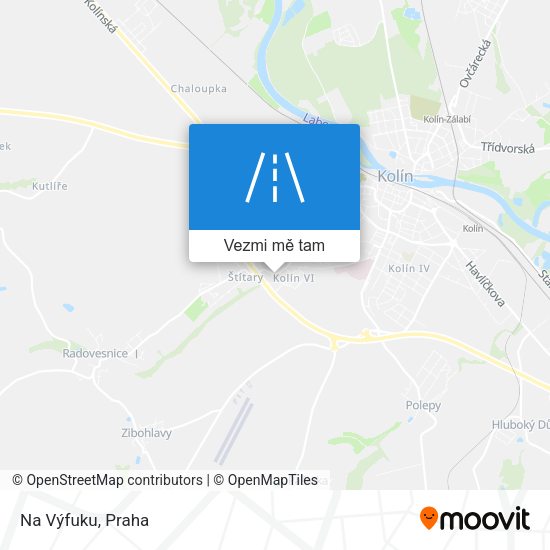 Na Výfuku mapa