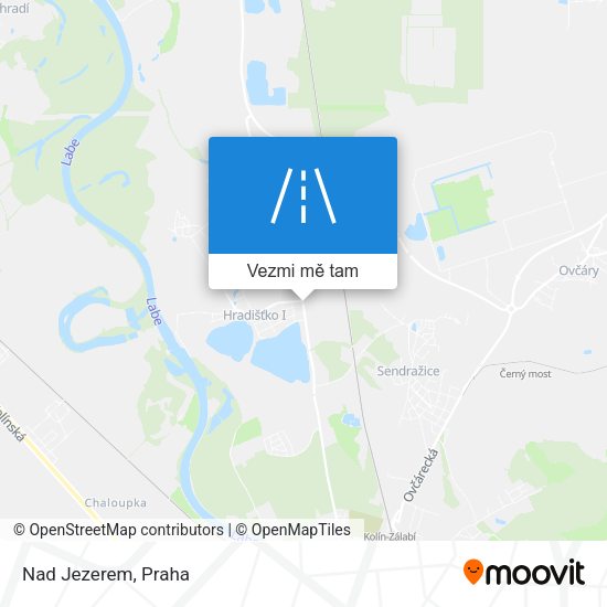 Nad Jezerem mapa