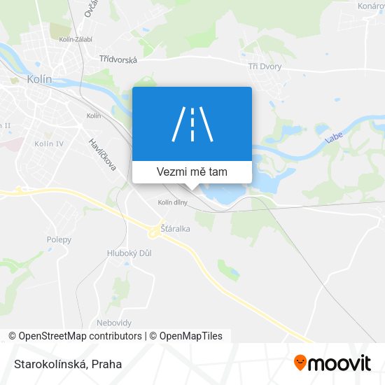 Starokolínská mapa