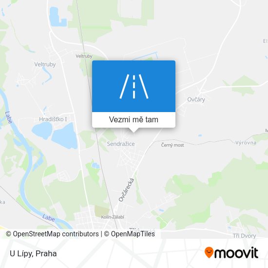 U Lípy mapa