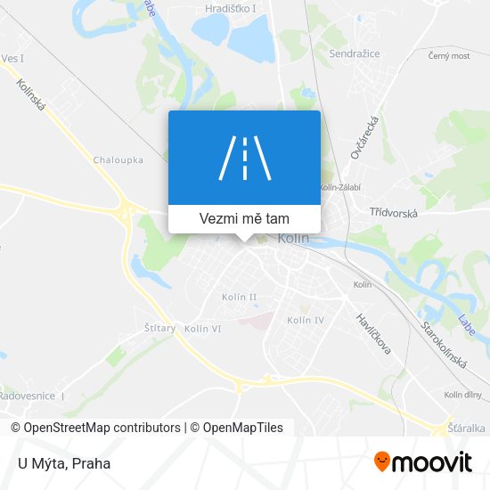 U Mýta mapa