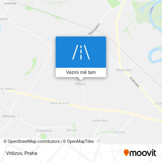 Vítězov mapa