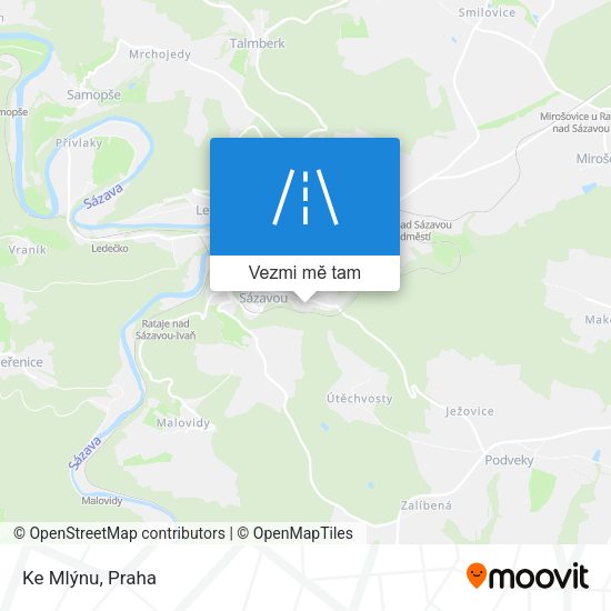 Ke Mlýnu mapa
