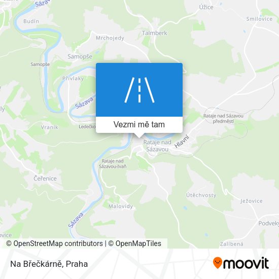Na Břečkárně mapa