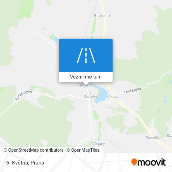 6. Května mapa