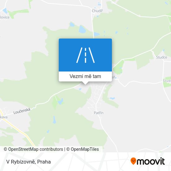V Rybízovně mapa