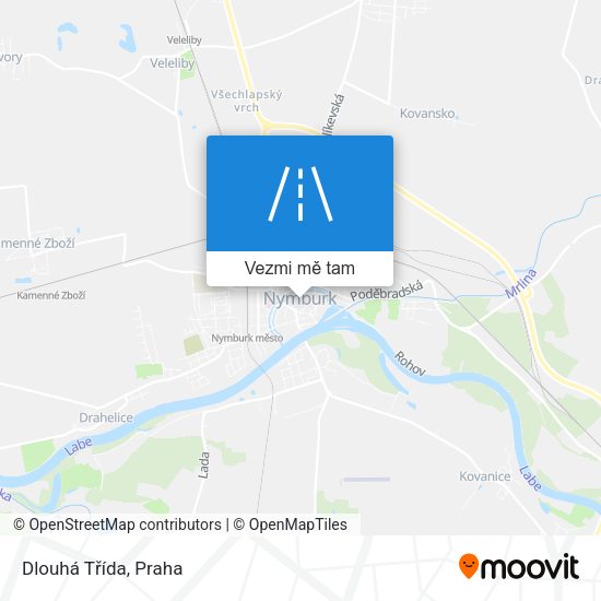 Dlouhá Třída mapa