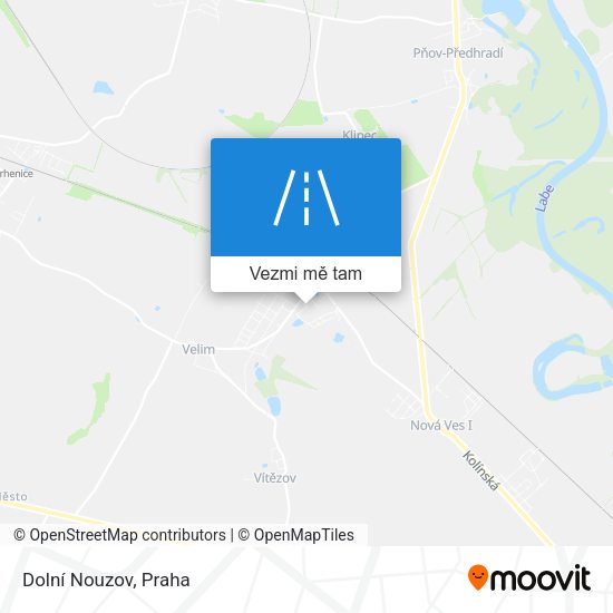 Dolní Nouzov mapa