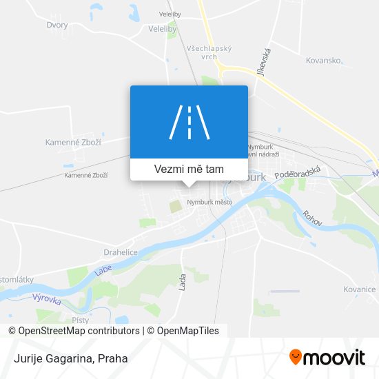 Jurije Gagarina mapa