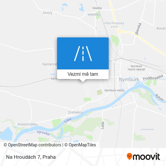 Na Hroudách 7 mapa