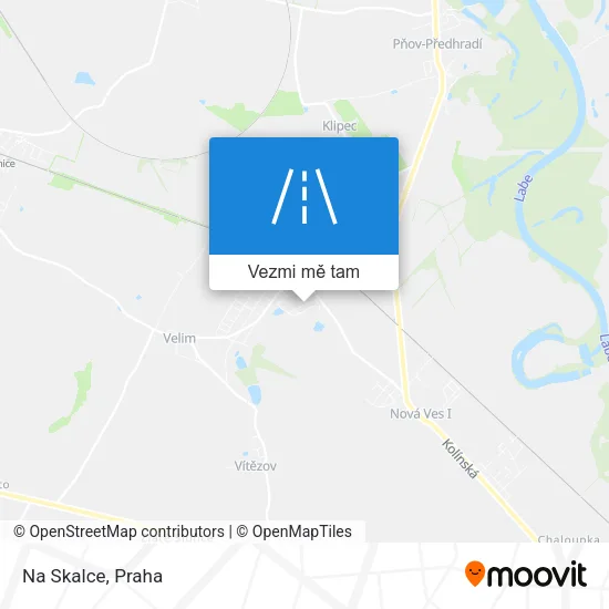Na Skalce mapa