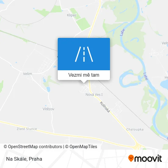 Na Skále mapa