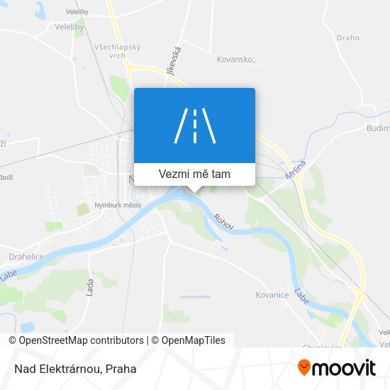 Nad Elektrárnou mapa