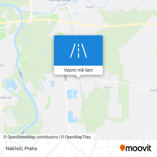 Nábřeží mapa