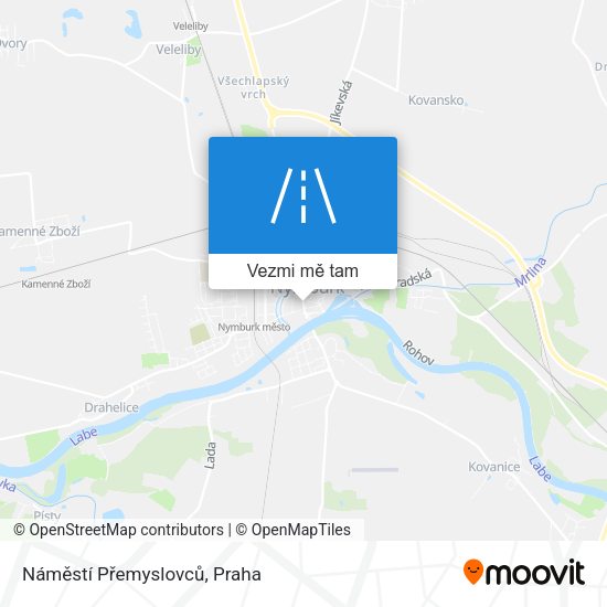 Náměstí Přemyslovců mapa