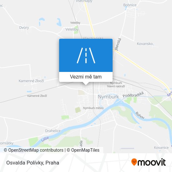 Osvalda Polívky mapa
