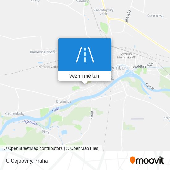 U Cejpovny mapa