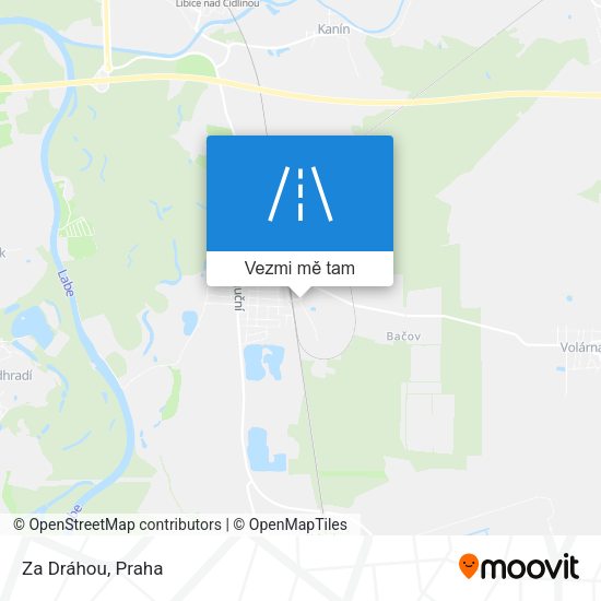 Za Dráhou mapa
