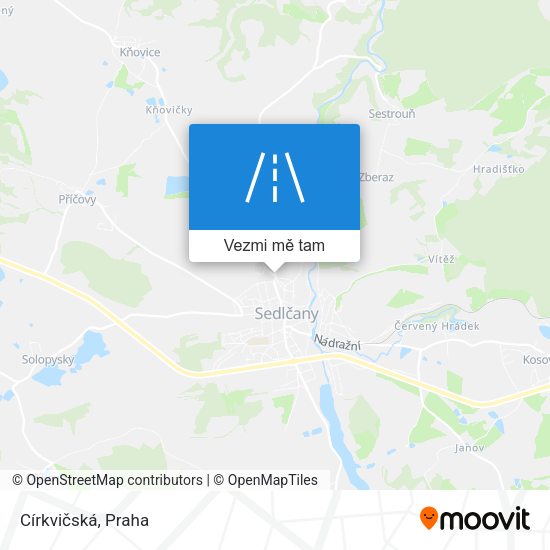 Církvičská mapa