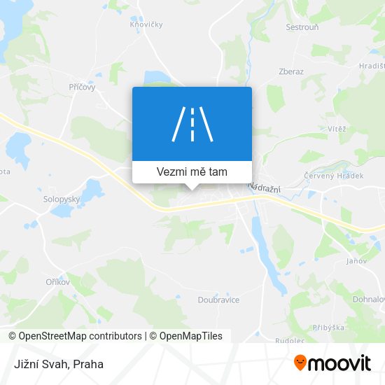 Jižní Svah mapa