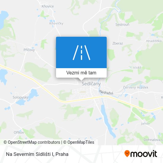Na Severním Sídlišti I mapa