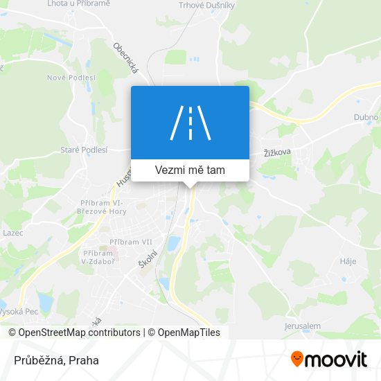 Průběžná mapa