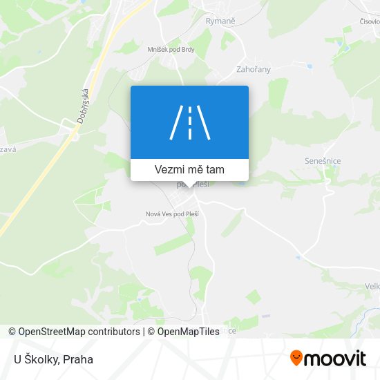 U Školky mapa