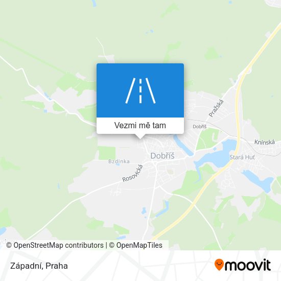 Západní mapa