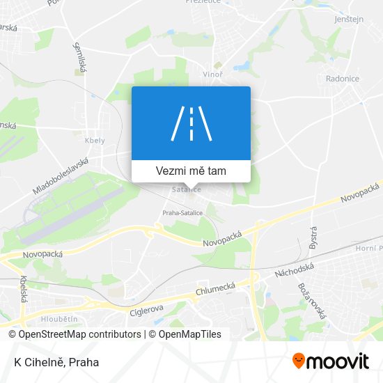 K Cihelně mapa