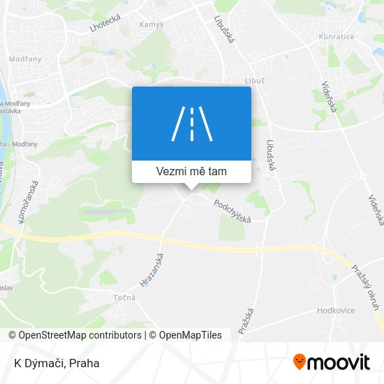K Dýmači mapa