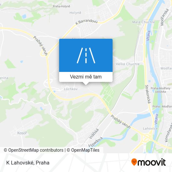 K Lahovské mapa