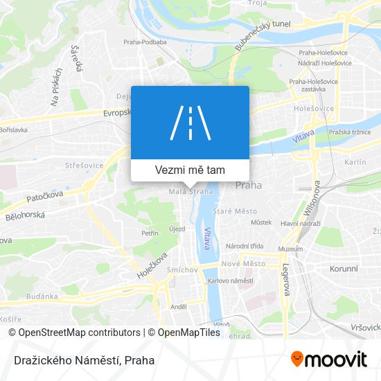 Dražického Náměstí mapa