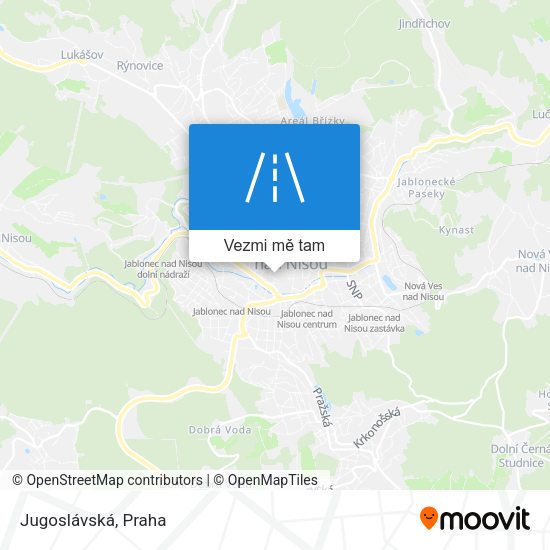 Jugoslávská mapa