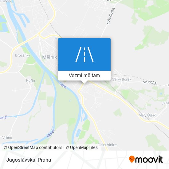 Jugoslávská mapa