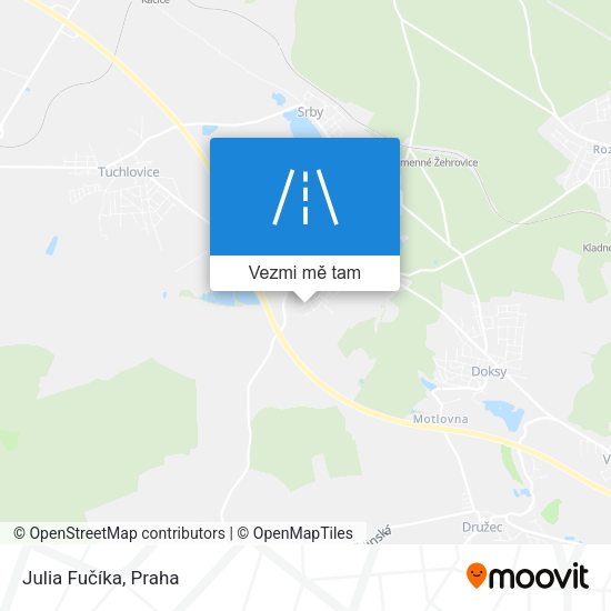 Julia Fučíka mapa