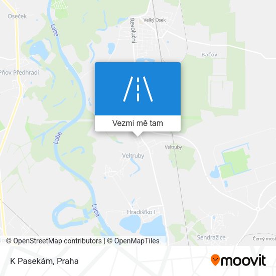 K Pasekám mapa