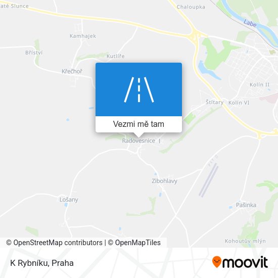K Rybníku mapa