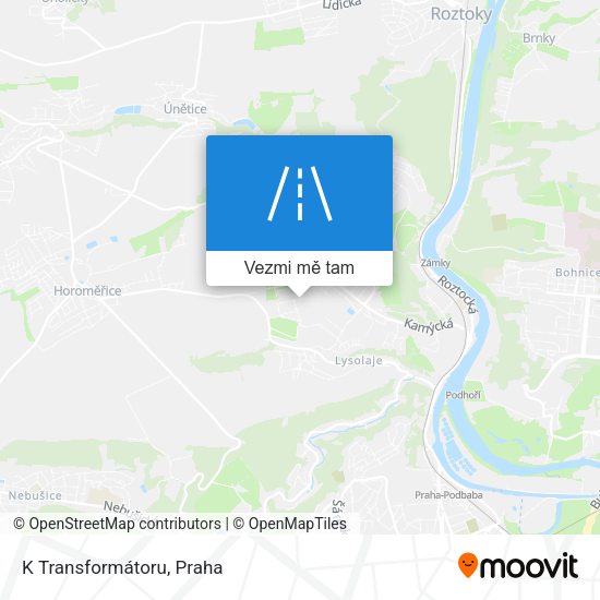 K Transformátoru mapa