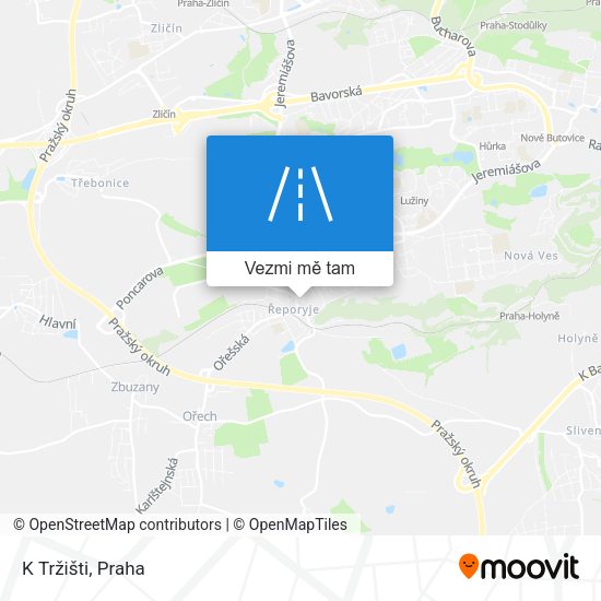 K Tržišti mapa