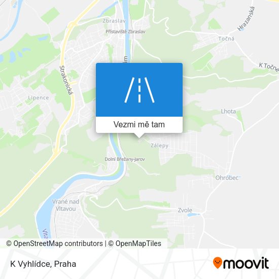 K Vyhlídce mapa