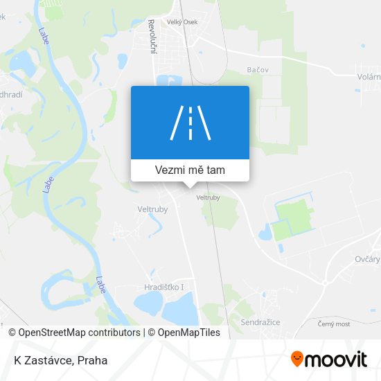 K Zastávce mapa