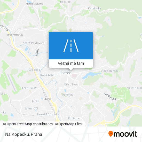 Na Kopečku mapa