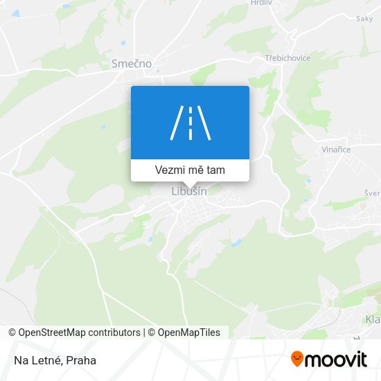 Na Letné mapa