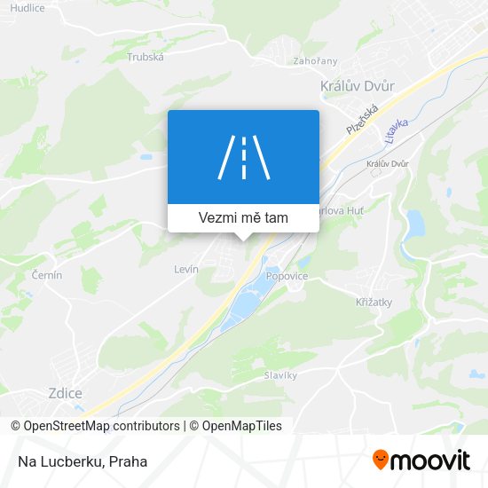 Na Lucberku mapa